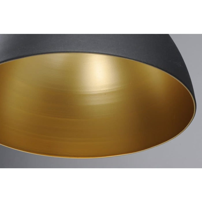 Cora Black / Gold Single Pendant - Pendants