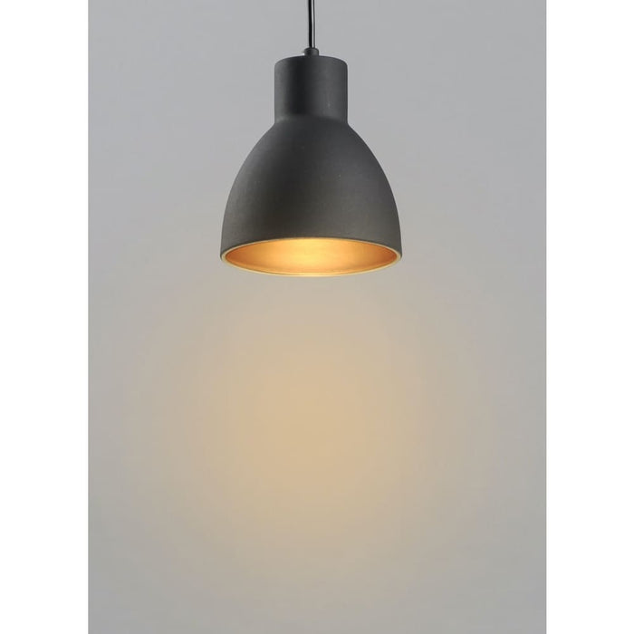 Cora Black / Gold Single Pendant - Pendants