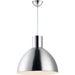 Cora Satin Nickel Single Pendant - Pendants