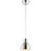Cora Satin Nickel Single Pendant - Pendants