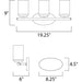 Corona Polished Chrome Bath Vanity - Bath Vanity