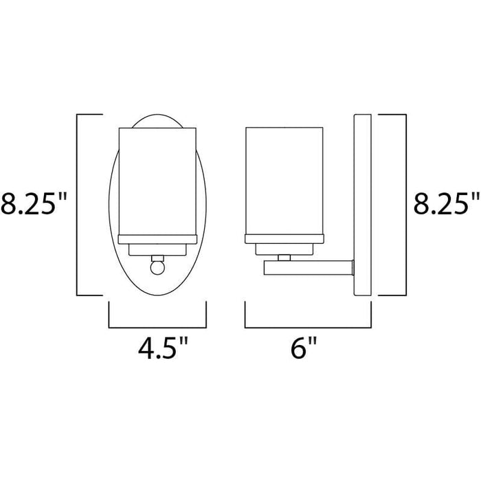 Corona Satin Nickel Bath Vanity - Bath Vanity