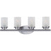 Corona Satin Nickel Bath Vanity - Bath Vanity