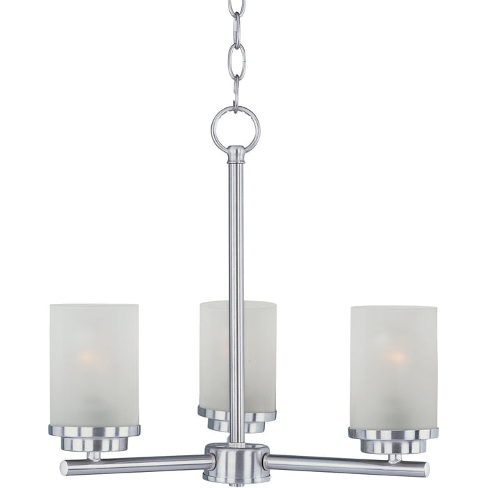 Corona Satin Nickel Chandelier - Chandeliers