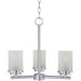 Corona Satin Nickel Chandelier - Chandeliers