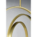 Coronet Satin Brass Single Pendant - Pendants