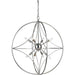 Cortez Brushed Nickel Pendant - Pendants