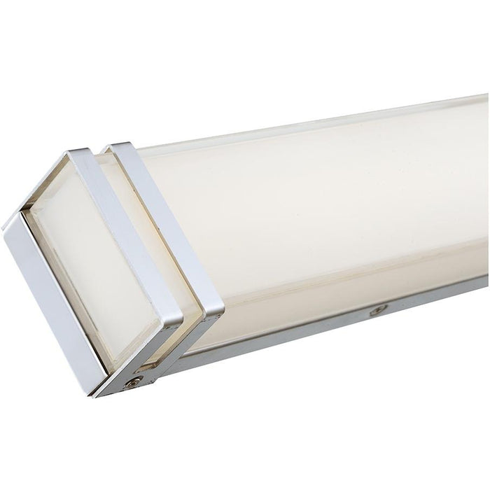 Cosmo Chrome 1 Light LED Vanity Bath - Vanity Bath