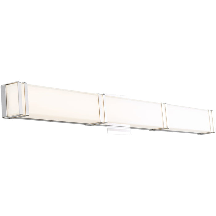 Cosmo Chrome 1 Light LED Vanity Bath - Vanity Bath