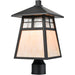 Cottage Matte Black Outdoor Outdoor Sconce - Outdoor Sconce