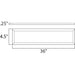 CounterMax MX-L-120-SL Bronze LED Under Cabinet - Under Cabinet