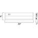 CounterMax MX-L120-DL Metallic Bronze LED Under Cabinet - Under Cabinet