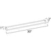 CounterMax MX-L120-LO Anodized Bronze LED Under Cabinet - Under Cabinet
