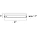 CounterMax MX-L120DC Metallic Bronze LED Under Cabinet - Under Cabinet