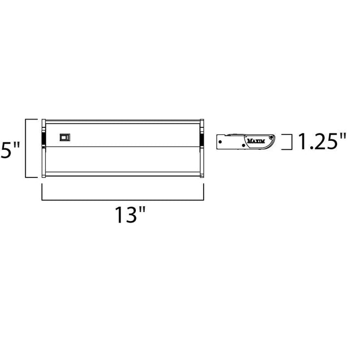 CounterMax MX-X12 Metallic Bronze Under Cabinet - Under Cabinet