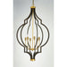 Crest Oil Rubbed Bronze / Antique Brass Chandelier - Chandeliers