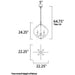 Crest Oil Rubbed Bronze / Antique Brass Chandelier - Chandeliers