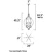 Crest Oil Rubbed Bronze / Antique Brass Chandelier - Chandeliers