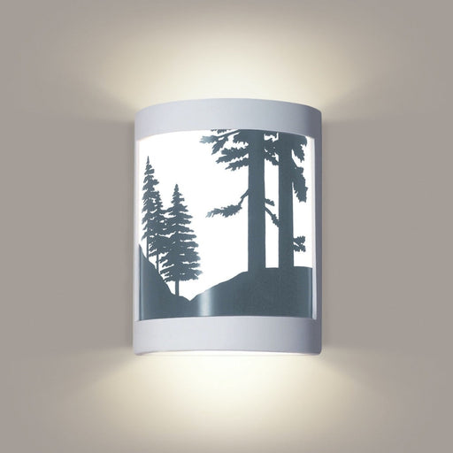 Crestline Satin White LED Wall Sconce - Wall Sconce