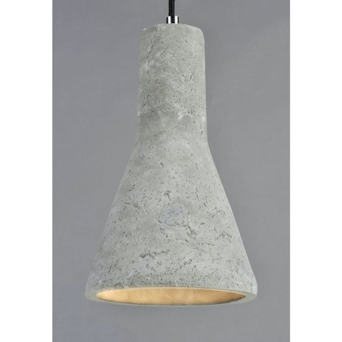 Crete Polished Chrome LED Single Pendant - Pendants