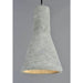 Crete Polished Chrome LED Single Pendant - Pendants