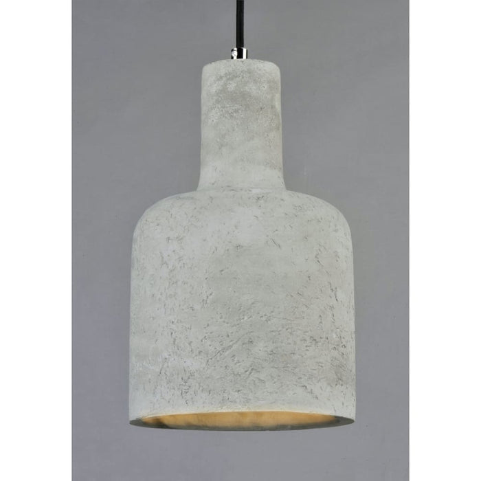 Crete Polished Chrome LED Single Pendant - Pendants