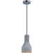 Crete Polished Chrome LED Single Pendant - Pendants
