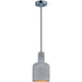 Crete Polished Chrome LED Single Pendant - Pendants