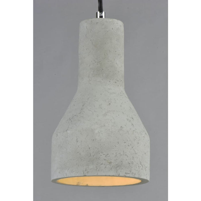 Crete Polished Chrome LED Single Pendant - Pendants