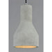 Crete Polished Chrome LED Single Pendant - Pendants