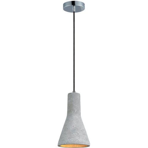 Crete Polished Chrome LED Single Pendant - Pendants