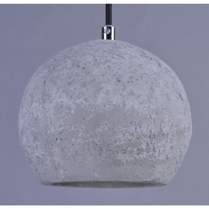 Crete Polished Chrome LED Single Pendant - Pendants