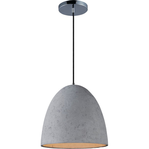 Crete Polished Chrome LED Single Pendant - Pendants