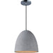 Crete Polished Chrome LED Single Pendant - Pendants
