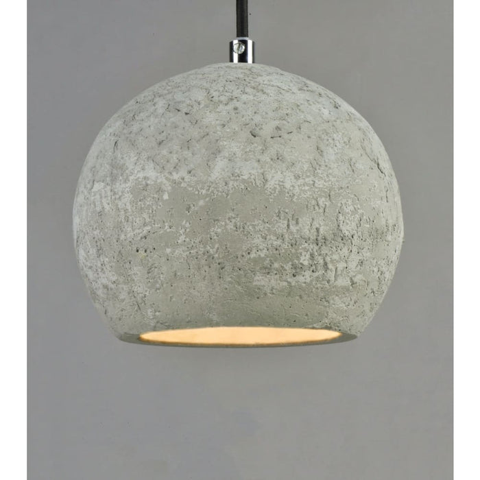 Crete Polished Chrome LED Single Pendant - Pendants