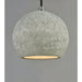 Crete Polished Chrome LED Single Pendant - Pendants
