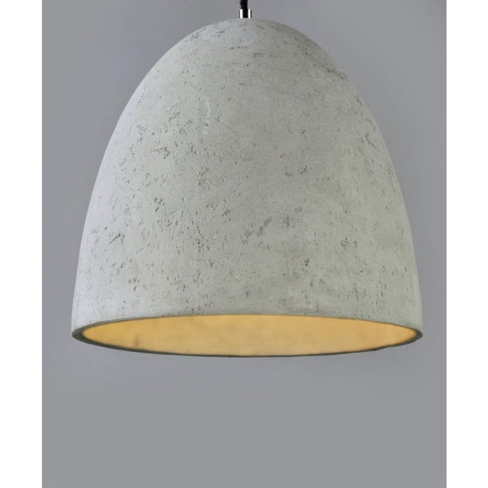 Crete Polished Chrome LED Single Pendant - Pendants