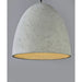 Crete Polished Chrome LED Single Pendant - Pendants