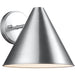 Crittenden Satin Aluminum LED Outdoor Wall Lantern - Outdoor Wall Sconce