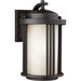 Crowell Antique Bronze Outdoor Wall Lantern - Outdoor Wall Sconce