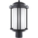Crowell Black LED Outdoor Post Lantern - Outdoor Post Lantern