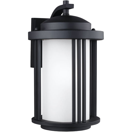Crowell Black Outdoor Wall Lantern - Outdoor Wall Sconce