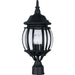 Crown Hill Black Outdoor Pole/Post Mount - Outdoor Pole/Post Mount