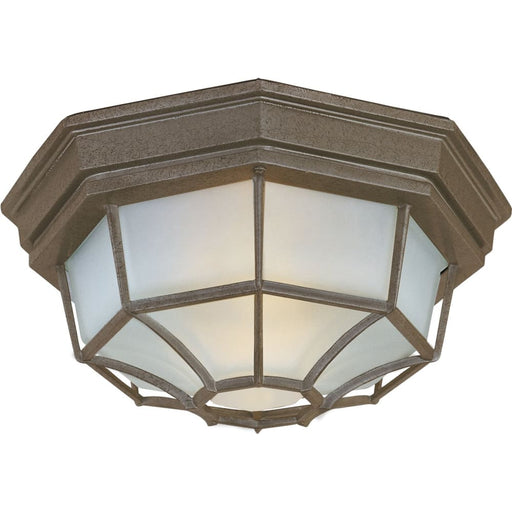Crown Hill Rust Patina Outdoor Flush Mount - Outdoor Flush Mount