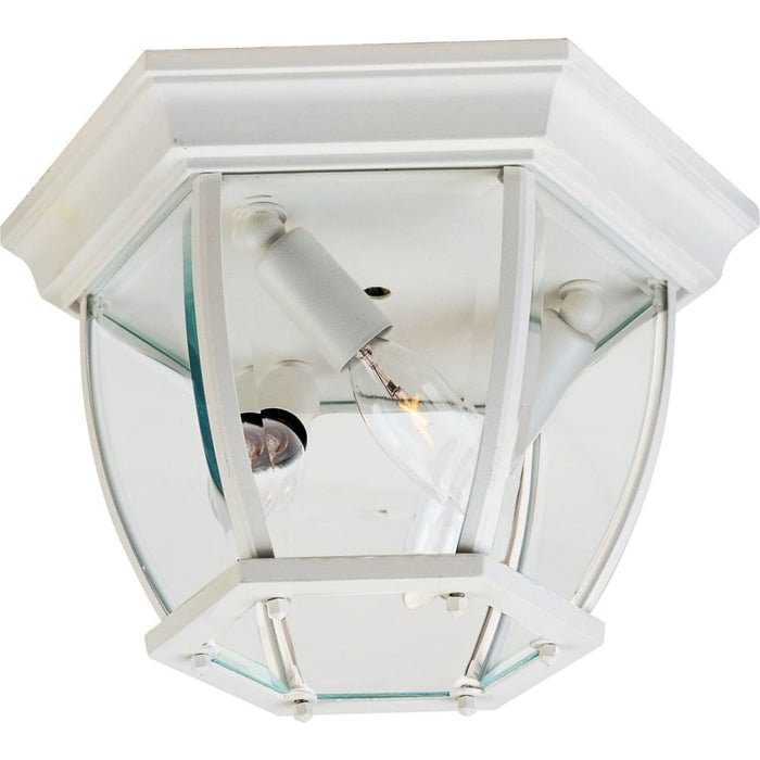 Crown Hill White Outdoor Flush Mount - Outdoor Flush Mount