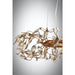 Crystal Garden Gold Leaf Multi-Light Pendant - Pendants
