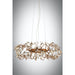 Crystal Garden Gold Leaf Multi-Light Pendant - Pendants