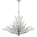 Crystique Polished Chrome Chandelier - Chandeliers