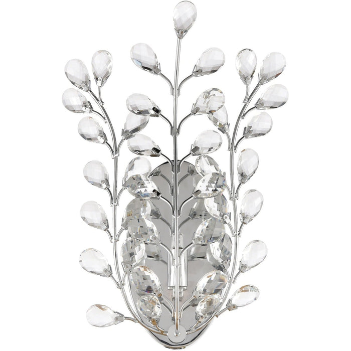 Crystique Polished Chrome Wall Sconce - Wall Sconce
