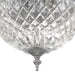 Crystorama 2 Light Polished Chrome Crystal Ceiling Mount - Flushmounts
